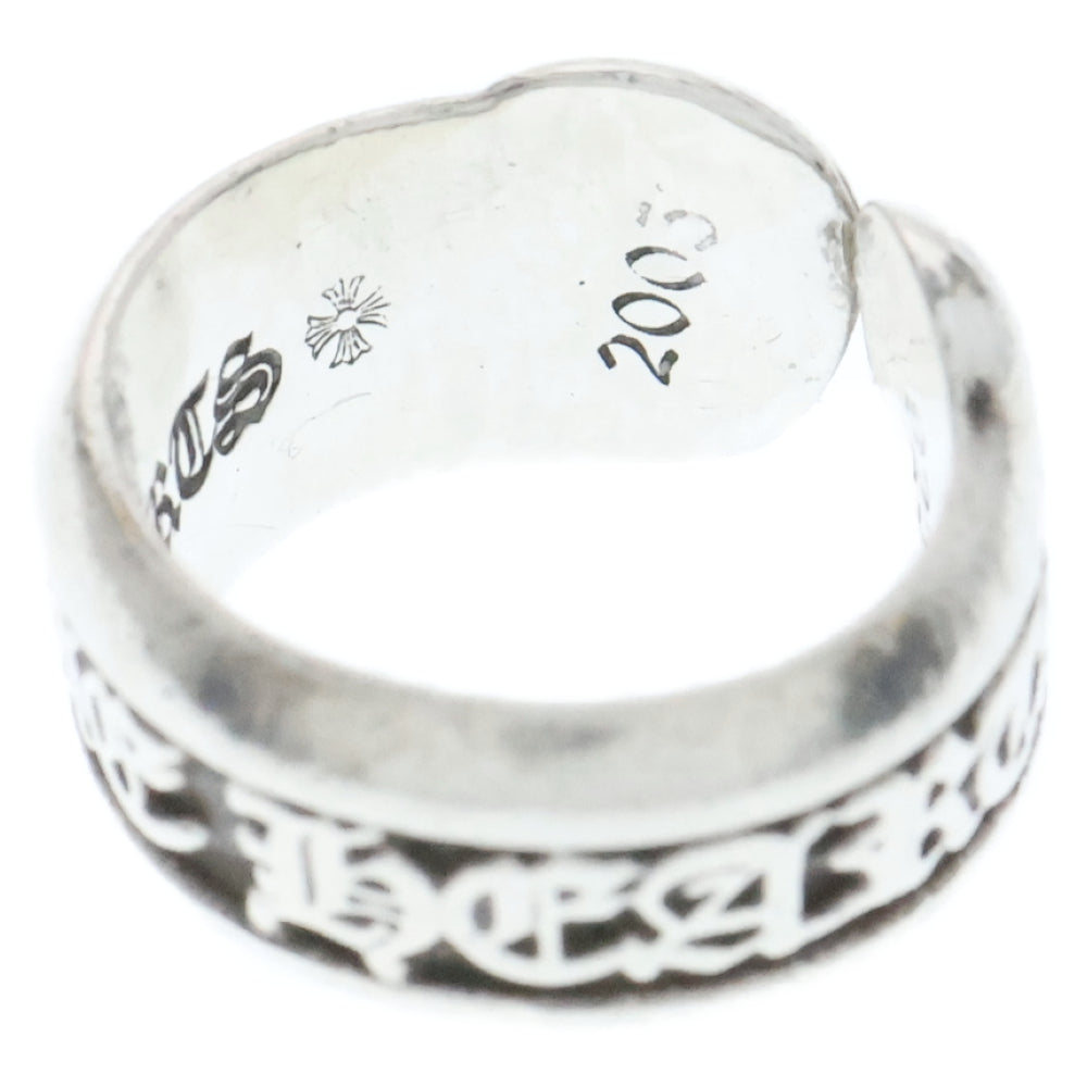 CHROME HEARTS(クロムハーツ) SM SCROLL LABEL スモールスクロールラベル シルバーリング BCA413