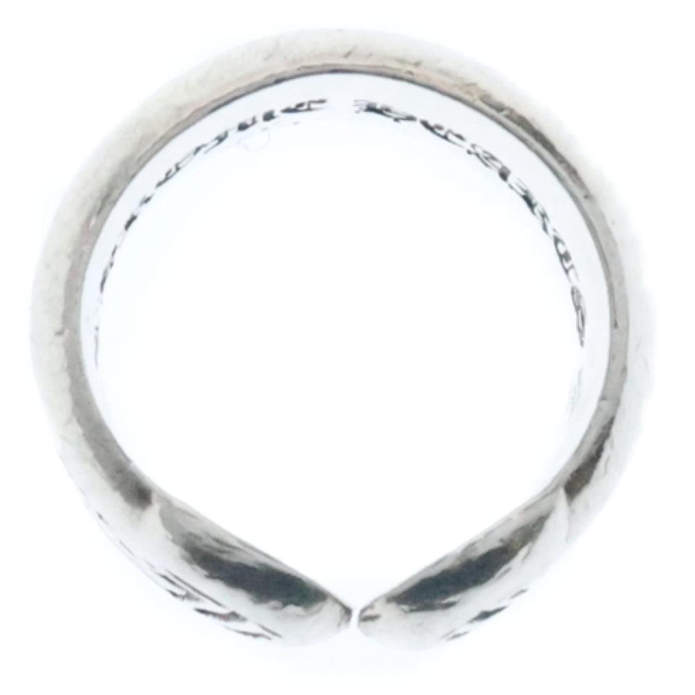 CHROME HEARTS(クロムハーツ) SM SCROLL LABEL スモールスクロールラベル シルバーリング BCA413