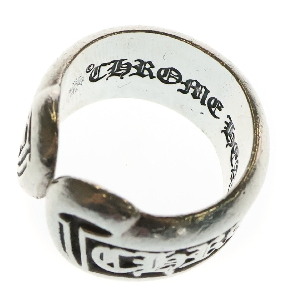 CHROME HEARTS(クロムハーツ) SM SCROLL LABEL スモールスクロールラベル シルバーリング BCA413