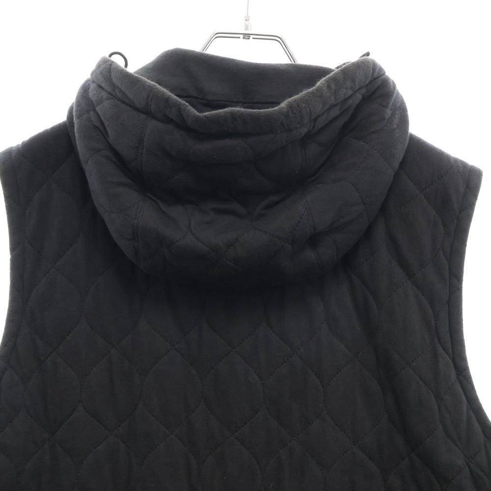 CHROME HEARTS(クロムハーツ) ジップアップフーディ キルティング ジレベスト ブラック
