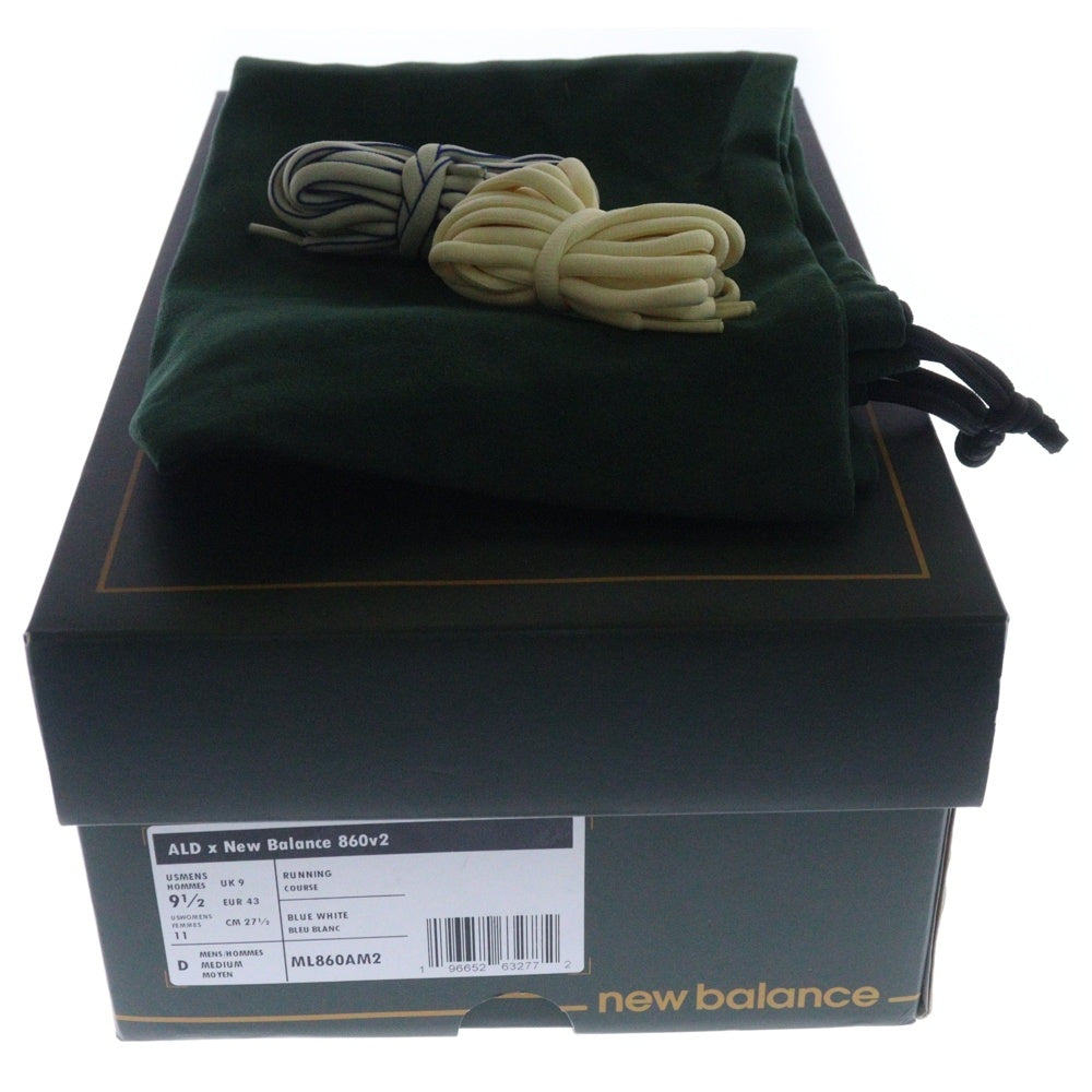 New Balance(ニューバランス) ×AIME LEON DORE 860V2 ML860AM2 エメレオンドレ ランニングシューズ ローカットスニーカー ブルー US9.5/27.5cm