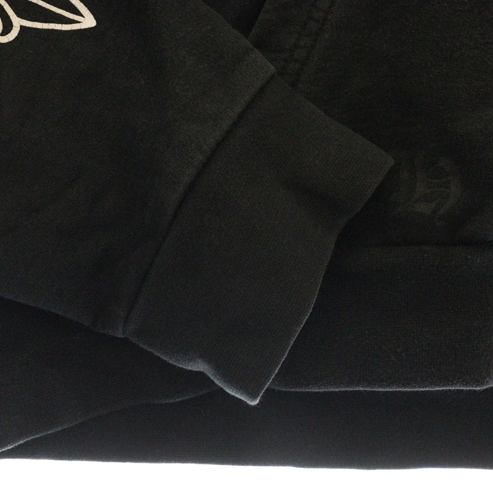 CHROME HEARTS(クロムハーツ) SWTSHRT PLVR バックホースシュープリントプルオーバーパーカー ブラック