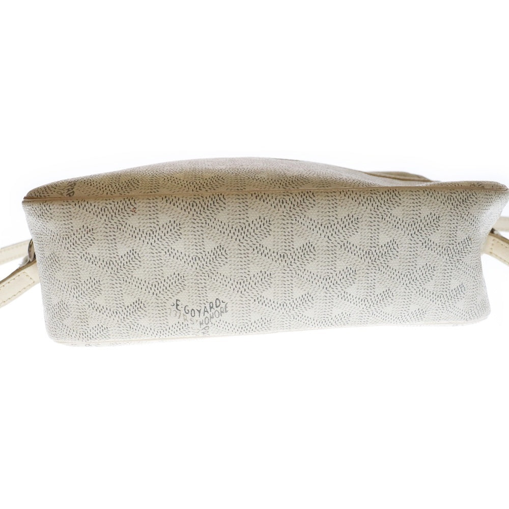 GOYARD(ゴヤール) CAPVERT カップヴェールPM レザー ショルダーバッグ ホワイト