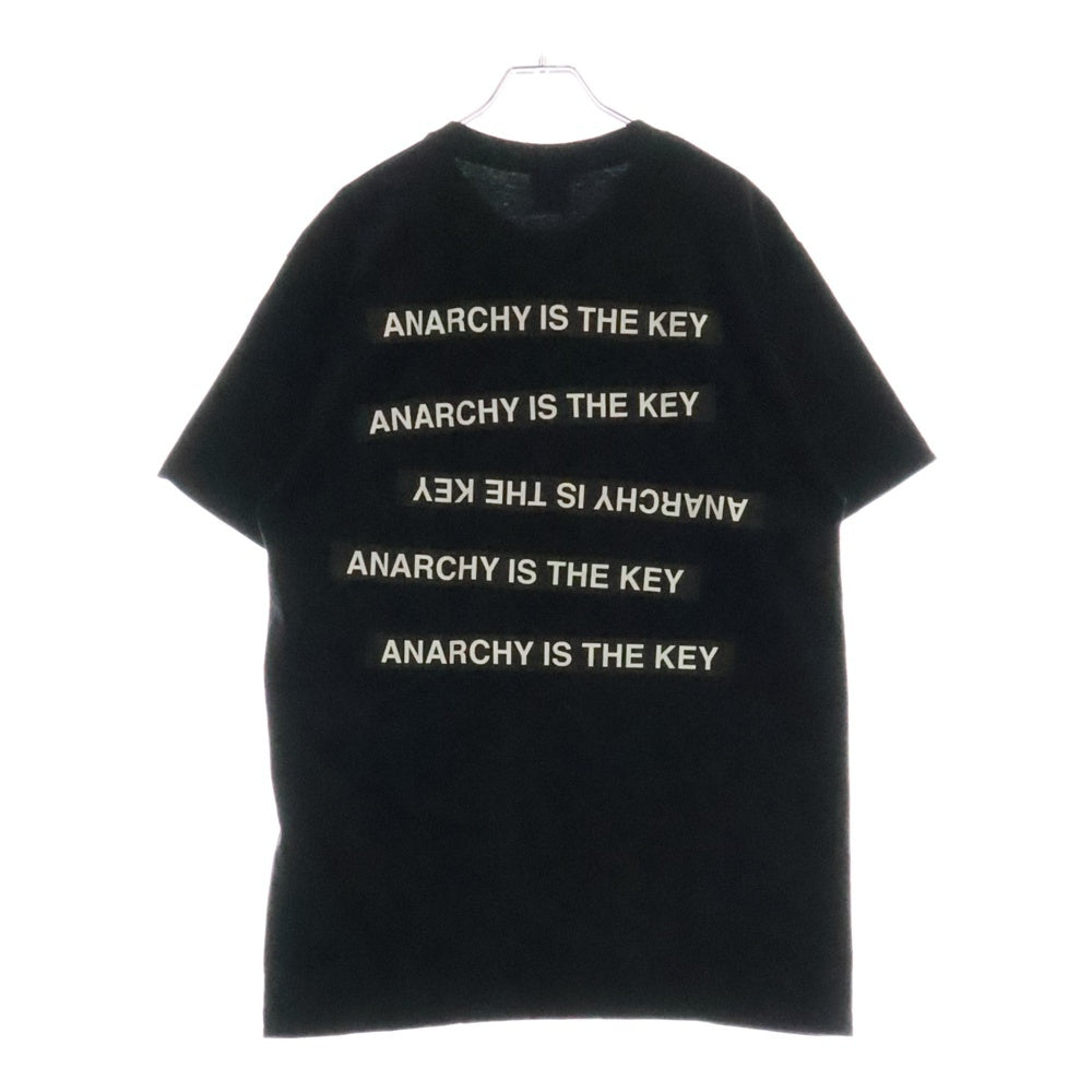 SUPREME(シュプリーム) 15SS×UNDERCOVER Anarchy Tee アンダーカバー アナーキー プリント半袖tシャツ カットソー ブラック