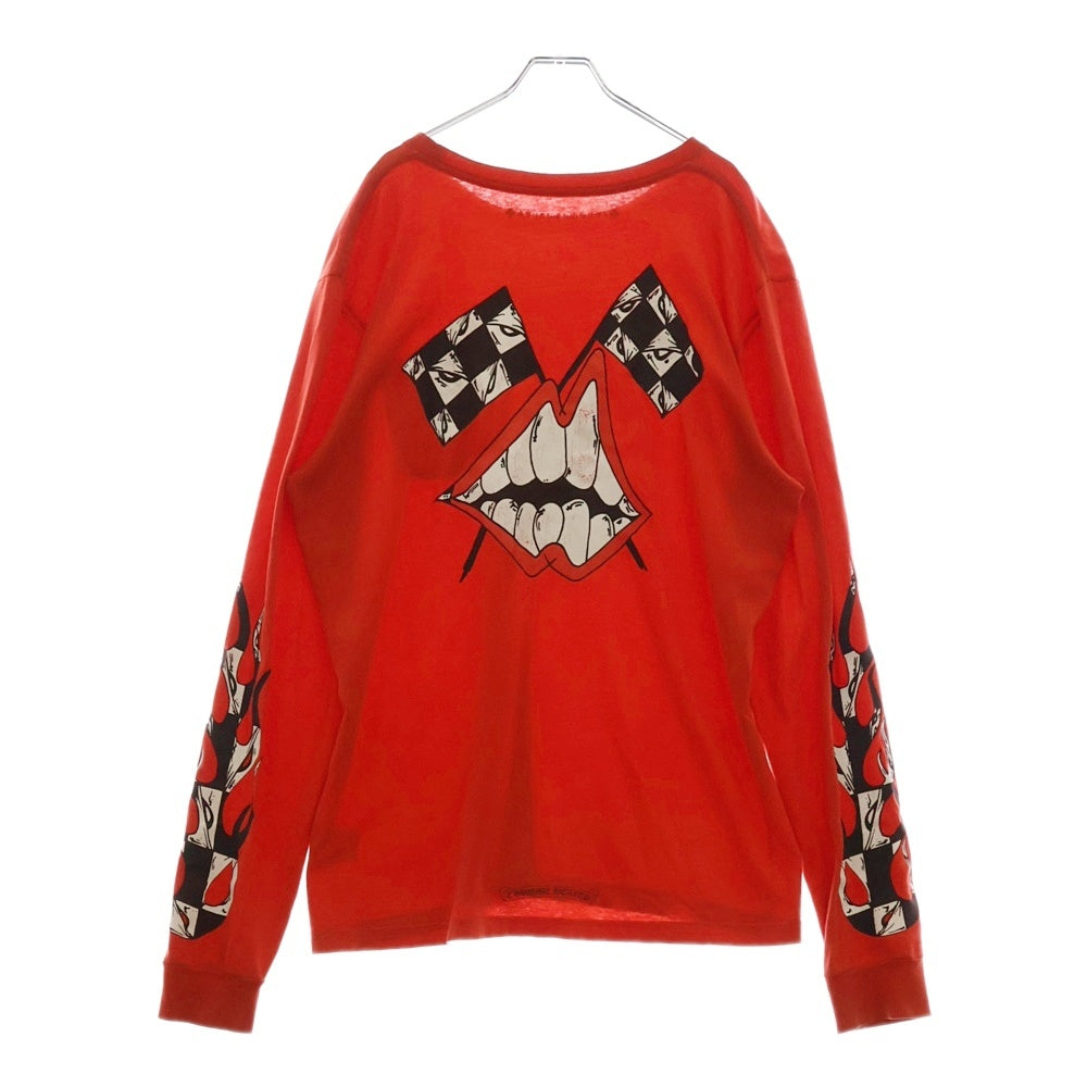 CHROME HEARTS(クロムハーツ) × MATTY BOY PPO Ketchup L/S Tee マッティボーイ ケチャップ 長袖Tシャツ ロングスリーブカットソー レッド