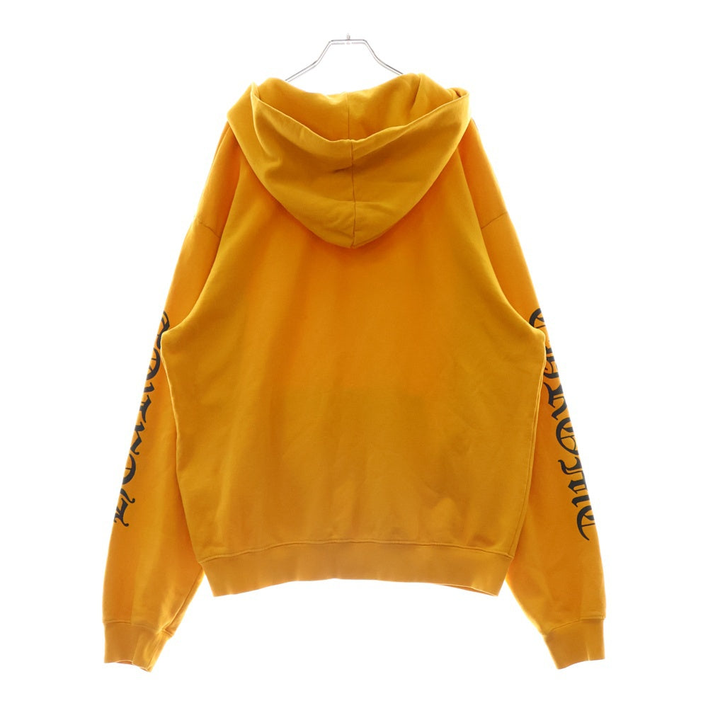 CHROME HEARTS(クロムハーツ) SWTSHRT PLVR アームロゴスウェットプルオーバーパーカー マスタード