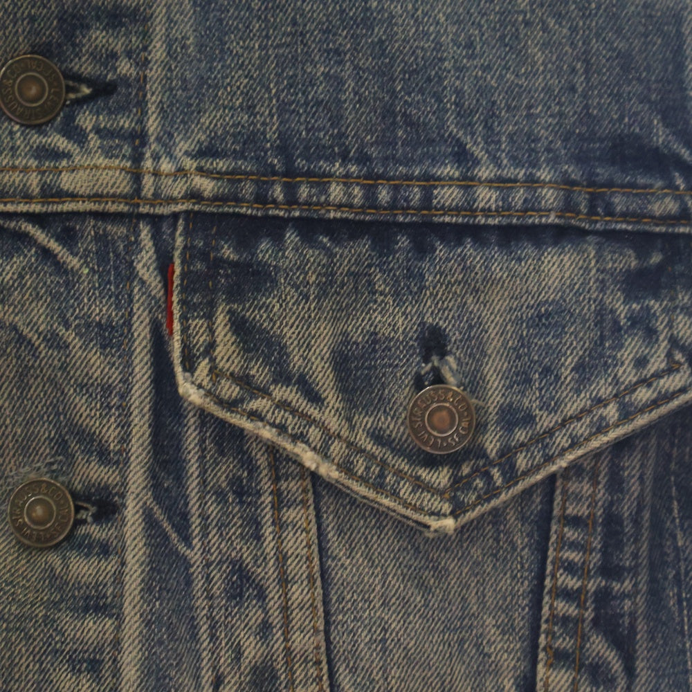 Levi's(リーバイス) 70s VINTAGE 70505 4th ボタン裏刻印52 デニムトラッカージャケット インディゴブルー