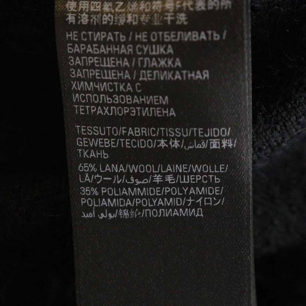 BALENCIAGA(バレンシアガ) 22AW Brushed Wool Hooded Cardigan ブラッシュドウールフーデッドカーディガン 719001 T1657 ブラック