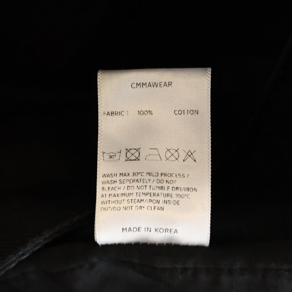 cmmawear(コマウェア) gaia cargo trousers ガイアトラウザー カーゴパンツ ブラック