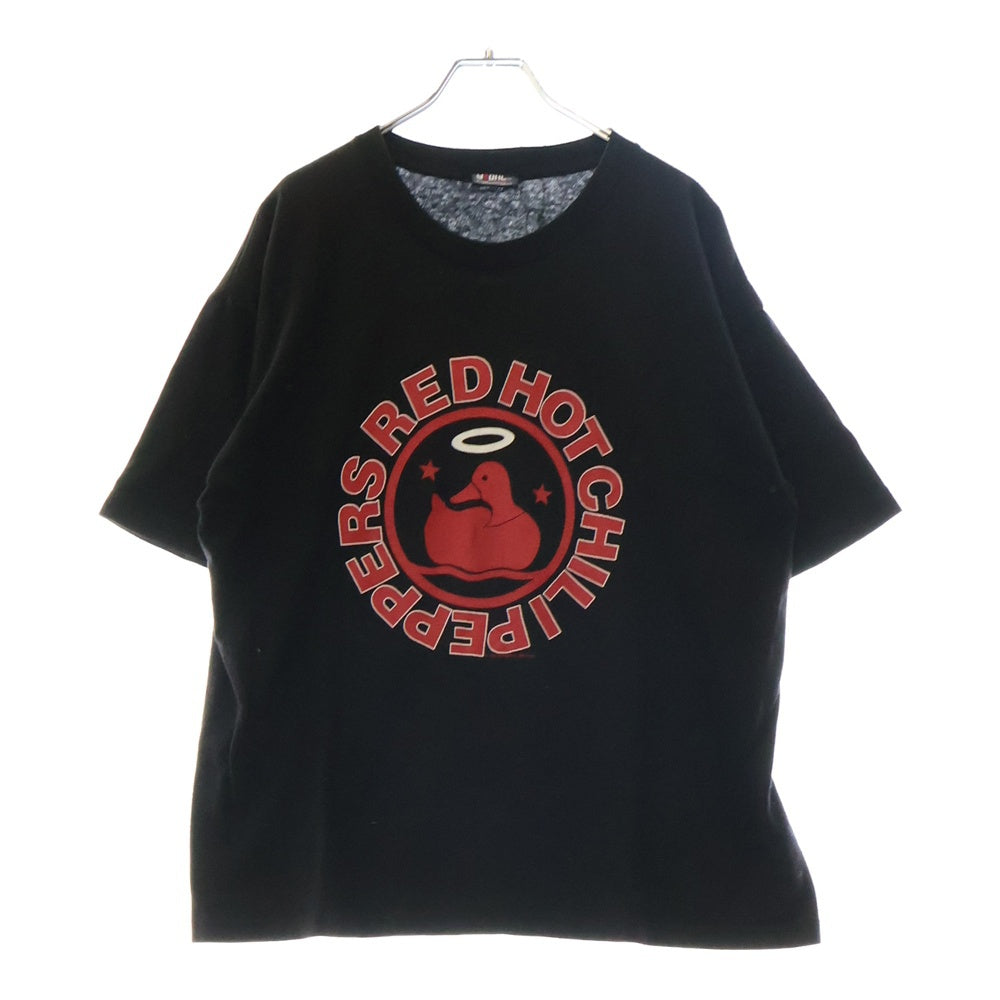 VINTAGE(ヴィンテージ) 90s RED HOT CHILI PEPPERS CALIFORNICATION DUCK レッドホットチリペッパーズ 両面プリント半袖Tシャツ カットソー ブラック
