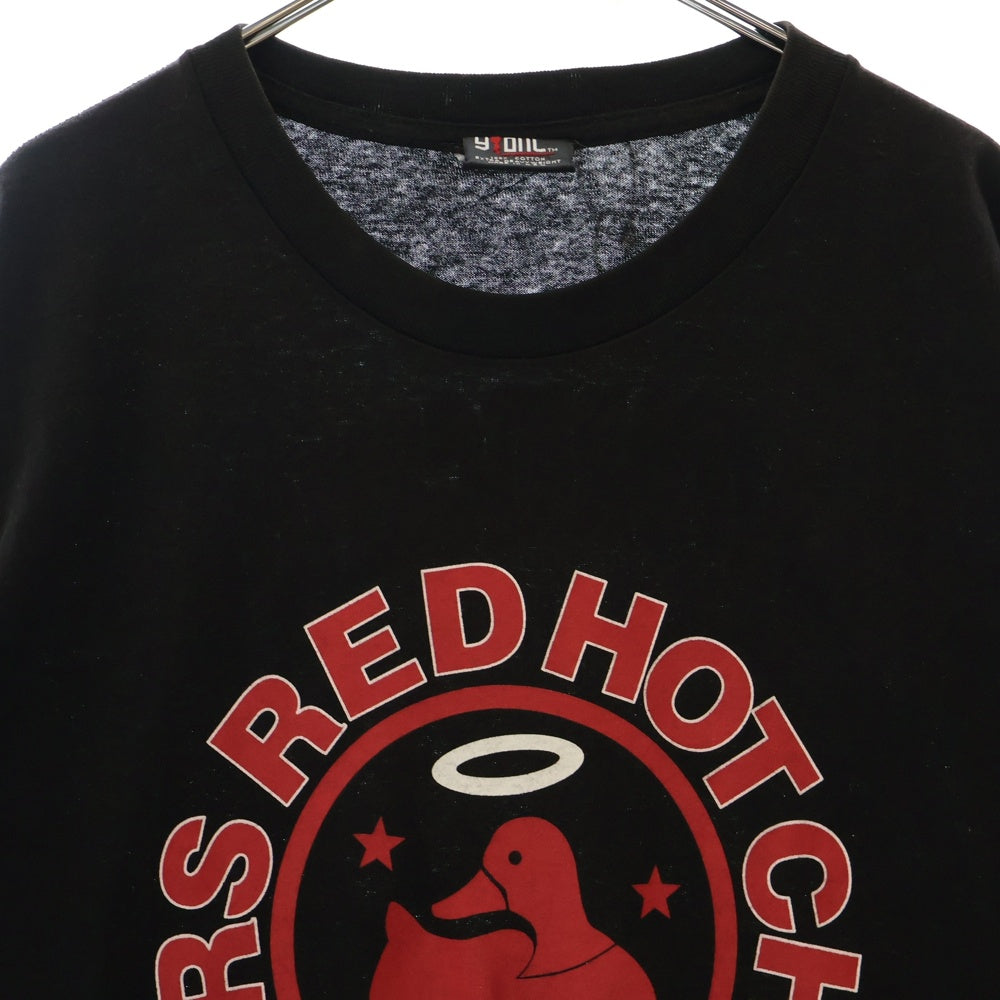VINTAGE(ヴィンテージ) 90s RED HOT CHILI PEPPERS CALIFORNICATION DUCK レッドホットチリペッパーズ 両面プリント半袖Tシャツ カットソー ブラック
