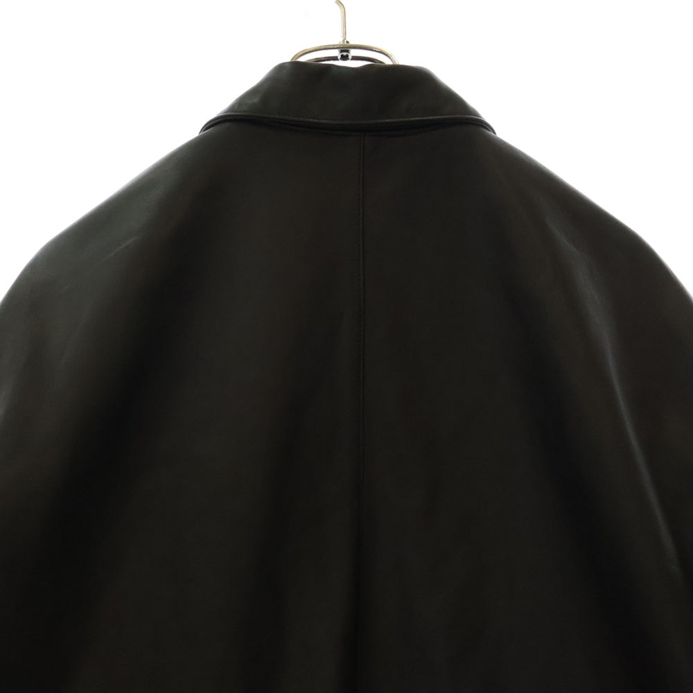 rin(リン) Car Coat R Leather Jacket カーコート カウレザージャケット ブラック