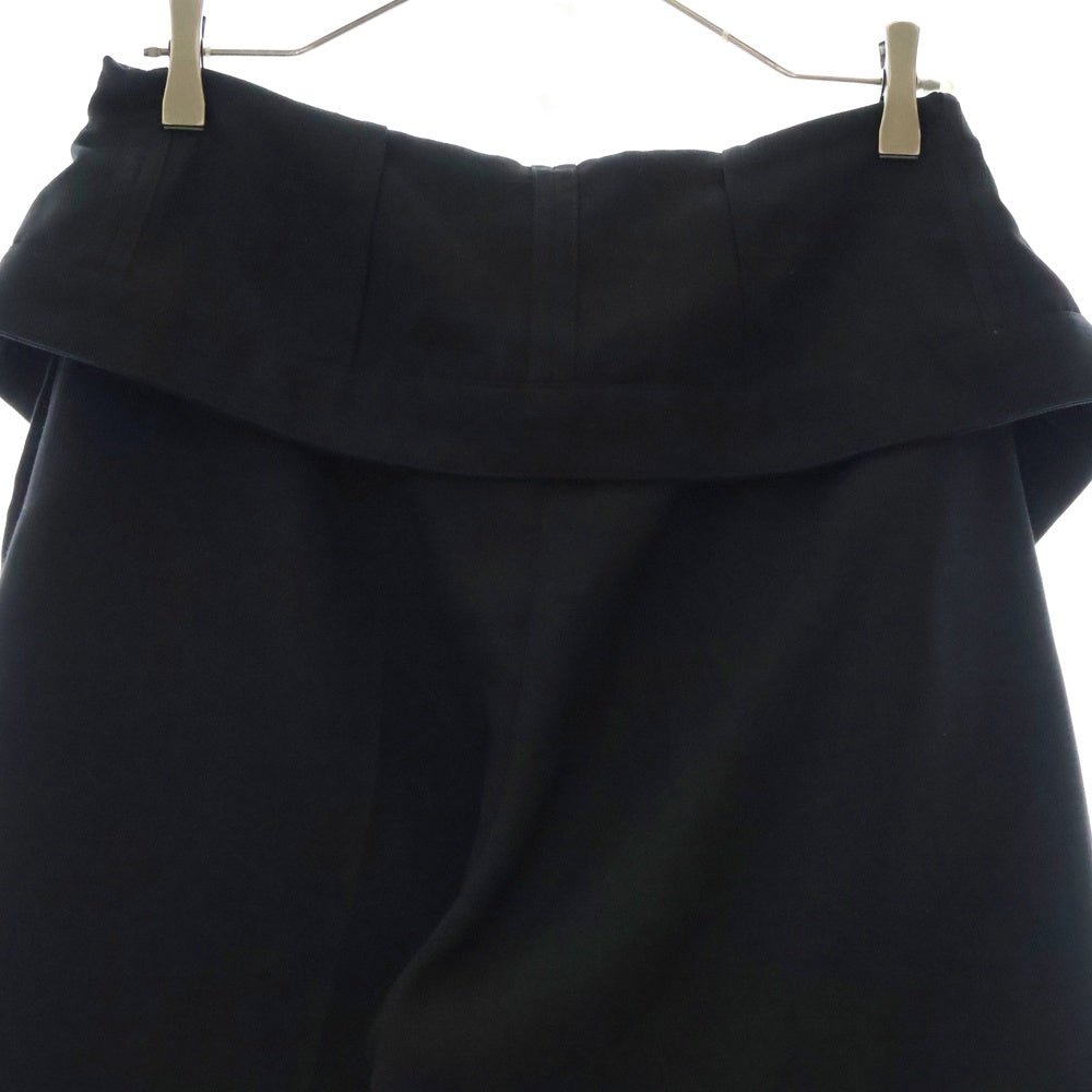 Acne Studios(アクネ ストゥディオズ) センタープレスワイドスラックスパンツ FN-WN-TROU001227 ブラック レディース