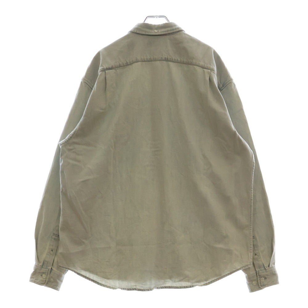 SUPREME(シュプリーム) 24SS Small Box Shirt Washed Denim スモールボックス ウォッシュド ボタンダウンデニム長袖シャツ インディゴ