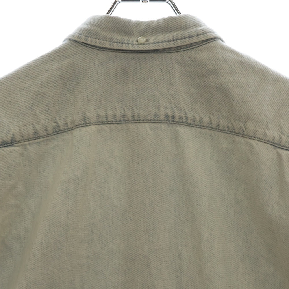 SUPREME(シュプリーム) 24SS Small Box Shirt Washed Denim スモールボックス ウォッシュド ボタンダウンデニム長袖シャツ インディゴ