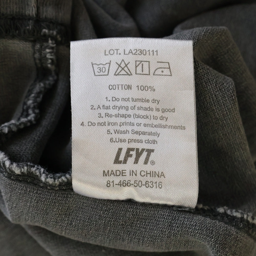 Lafayette(ラファイエット) WORN OUT ATHLETICS L/S TEE ヴィンテージ加工プリント長袖Tシャツ LA230111 グレー