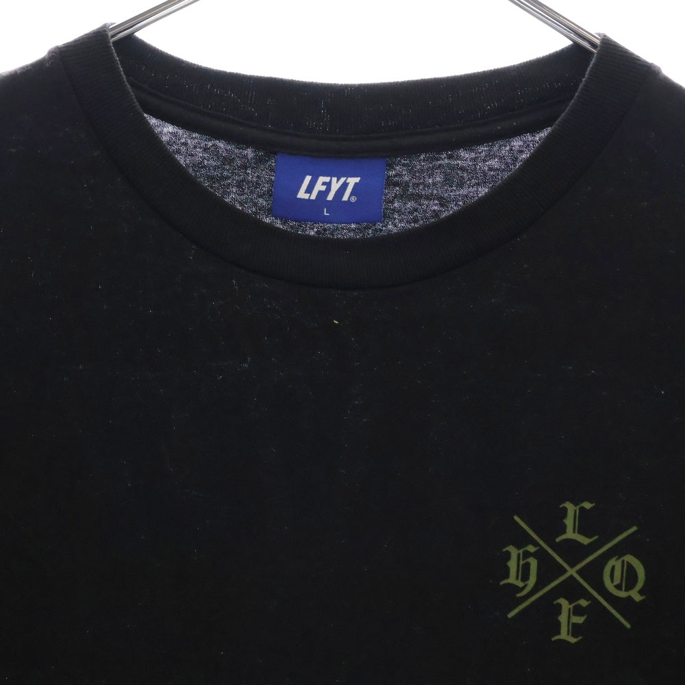 Lafayette(ラファイエット) LFHQ-12 INFAMOUS CREW T-SHIRT AMAZON SAHARA アマゾンサハラプリント半袖Tシャツ ブラック/カーキ