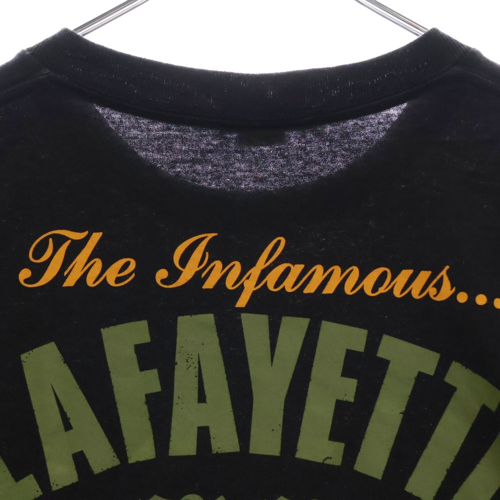 Lafayette(ラファイエット) LFHQ-12 INFAMOUS CREW T-SHIRT AMAZON SAHARA アマゾンサハラプリント半袖Tシャツ ブラック/カーキ