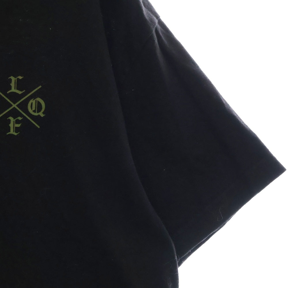 Lafayette(ラファイエット) LFHQ-12 INFAMOUS CREW T-SHIRT AMAZON SAHARA アマゾンサハラプリント半袖Tシャツ ブラック/カーキ