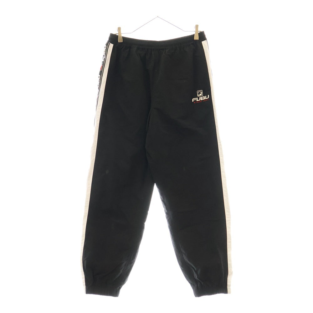 FUBU(フブ) TRACK PANTS サイドライントラックパンツ FAM-51500 ブラック
