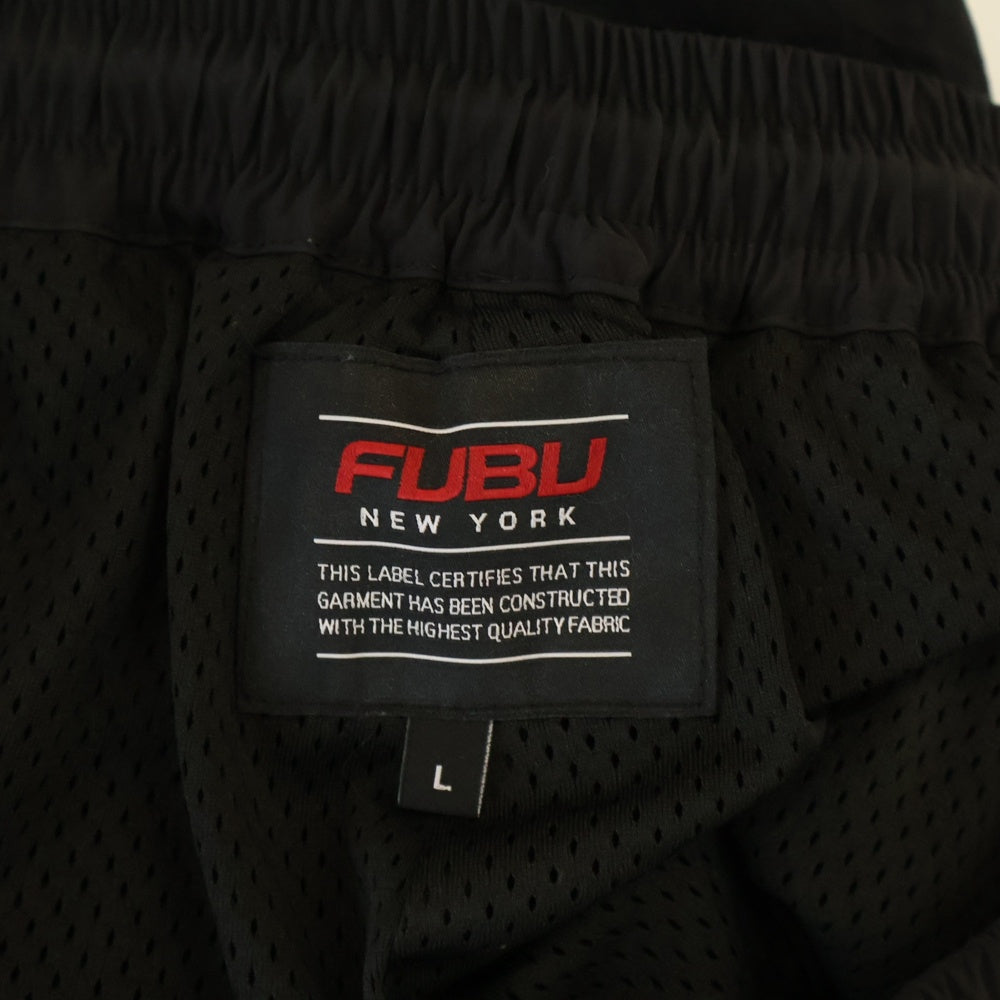 FUBU(フブ) TRACK PANTS サイドライントラックパンツ FAM-51500 ブラック