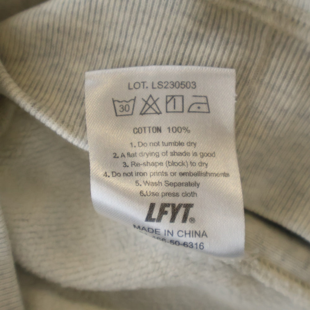 Lafayette(ラファイエット) WORN OUT ATHLETICS HOODIE オーセンティックロゴプルオーバーフーディーパーカー LS230503 グレー