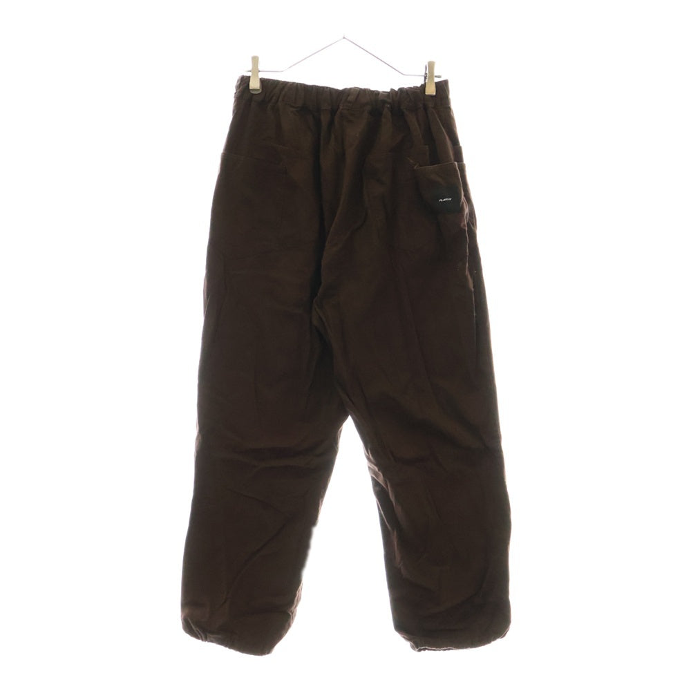 FLATLUX(フラットラックス) Coh Eazy Pant ドローコードイージーパンツ ブラウン