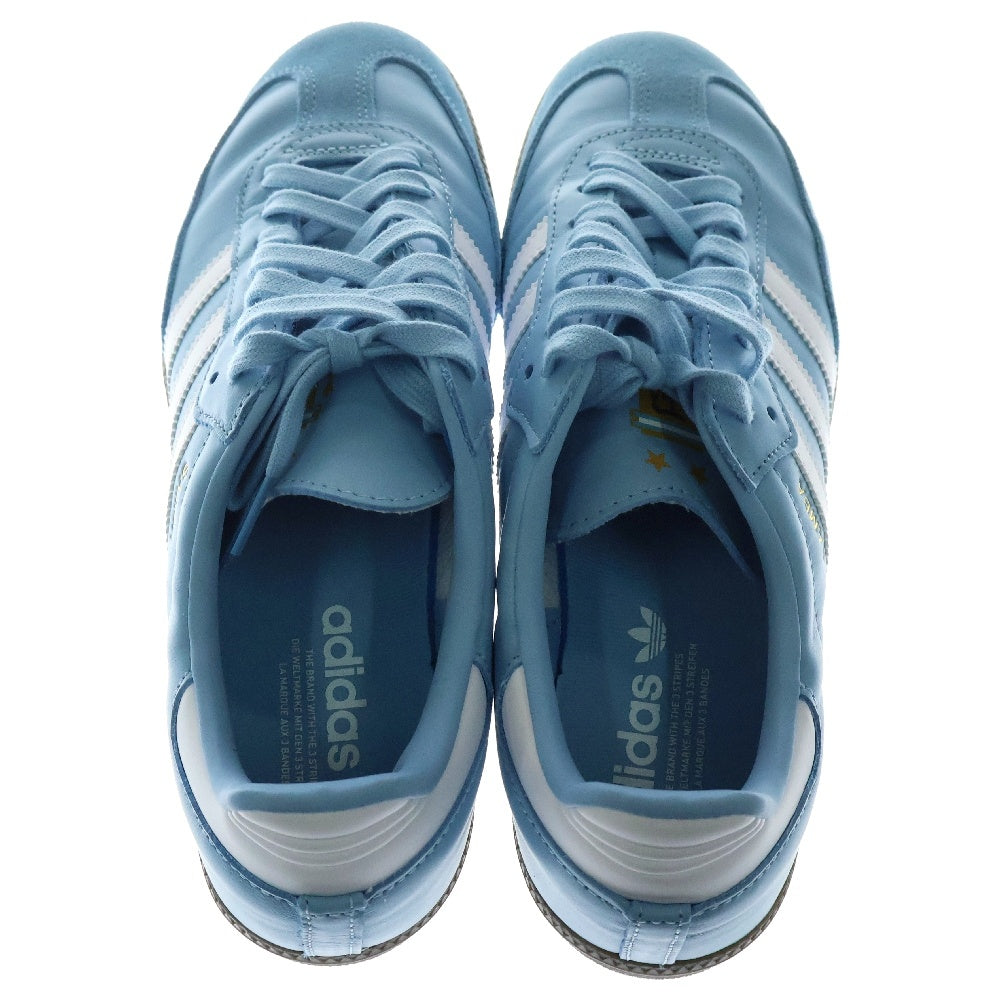 adidas(アディダス) SAMBA TEAM HQ7037 サンバ チーム ローカットスニーカー クリアブルー/ホワイト US9/27.0cm