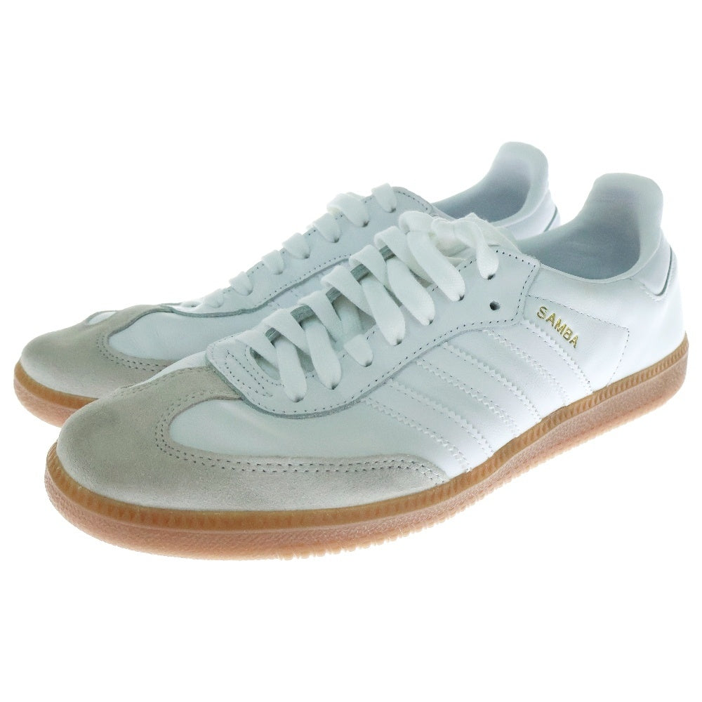 adidas(アディダス) SAMBA TEAM HQ7032 サンバ チーム フットウェアホワイト ローカットスニーカー US9/27.0cm