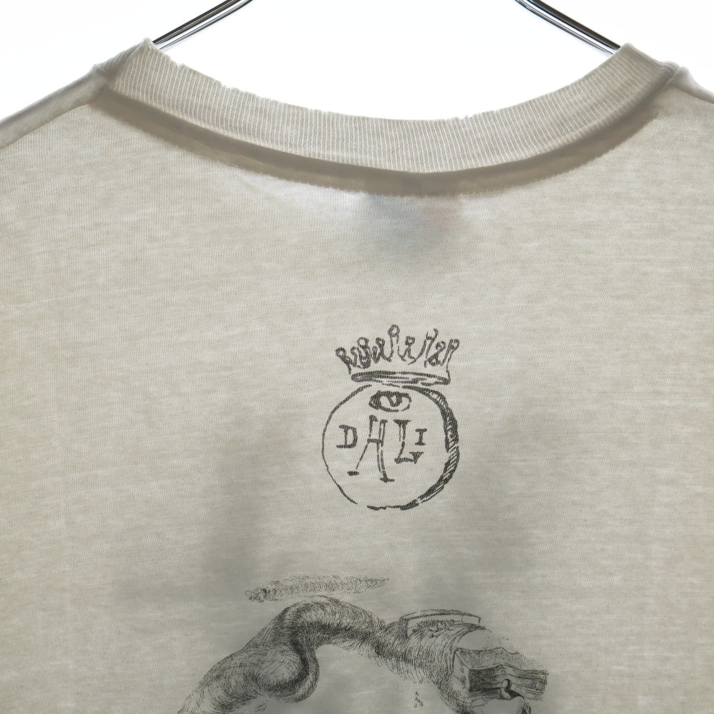 VINTAGE(ヴィンテージ) 90s VINTAGE Salvador Dali サルバドール・ダリ プリント半袖Tシャツ カットソー ホワイト