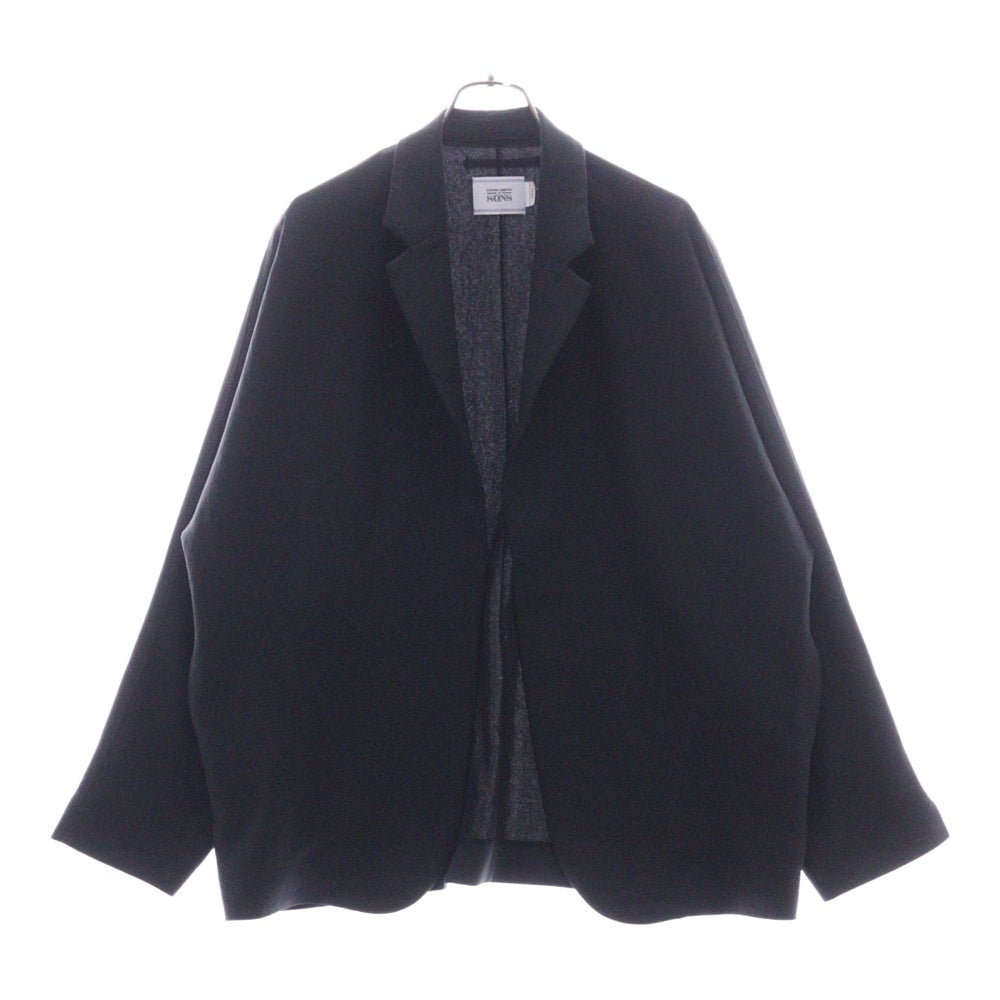 UNITED ARROWS(ユナイテッドアローズ) 24SS by DAISUKE OBANA ESSENS/I D/S JACKET オバナダイスケ ボタンレス テーラードジャケット ブラック 5522-299-0310