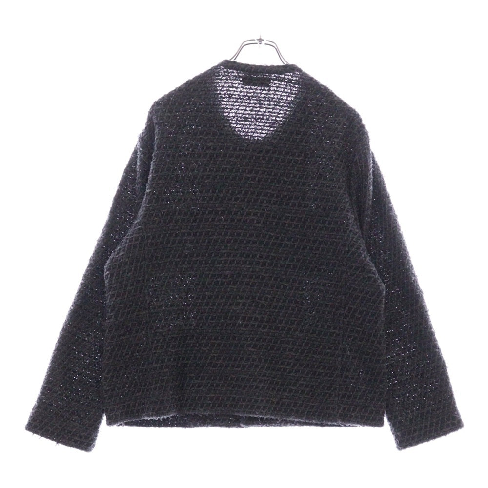 COOHEM(コーヘン) 24AW BASIC TWEED NO-COLLAR JACKET 4ポケット ベーシック ツイード ノーカラージャケット グレー 13-244-014