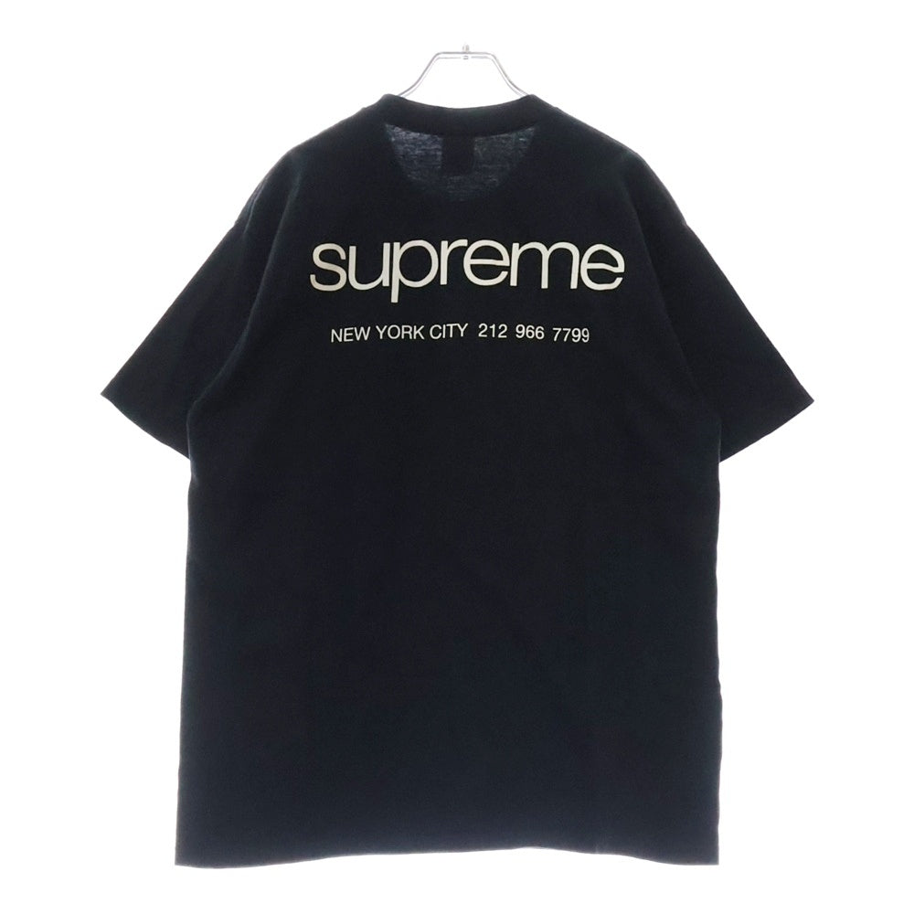 SUPREME(シュプリーム) 23AW Nyc Tee エヌワイシープリント半袖Tシャツ カットソー ブラック