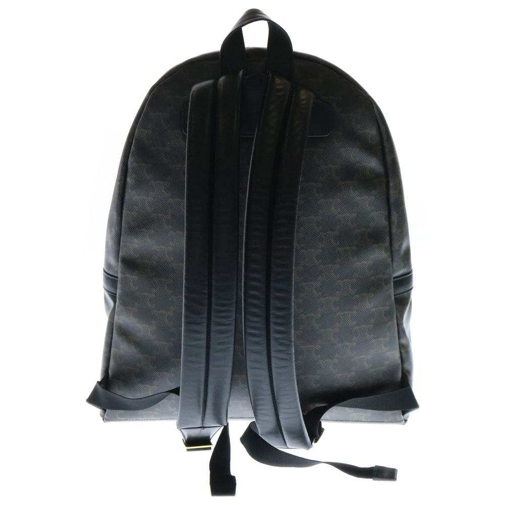 CELINE(セリーヌ) トリオンフ ミディアム PVC×レザー総柄 バックパック リュック 188382BOV.38SI ブラウン