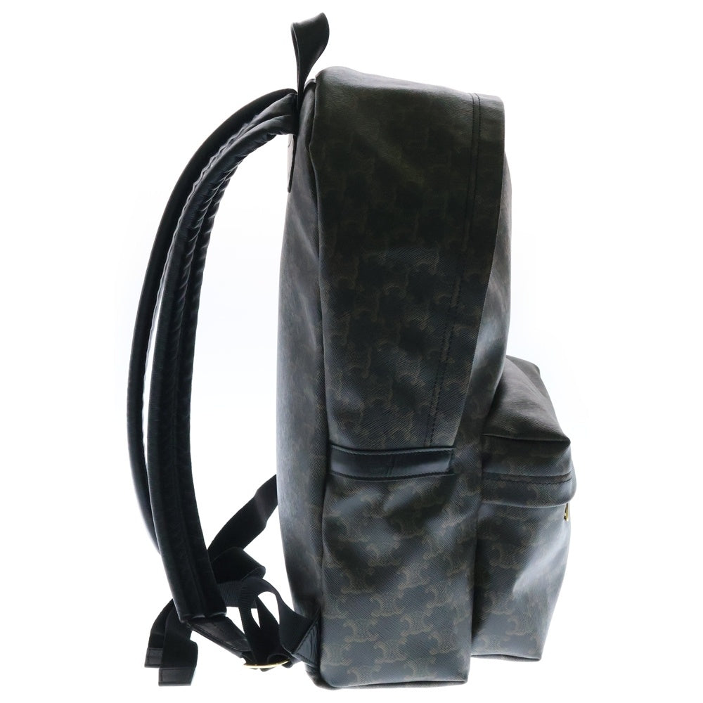 CELINE(セリーヌ) トリオンフ ミディアム PVC×レザー総柄 バックパック リュック 188382BOV.38SI ブラウン