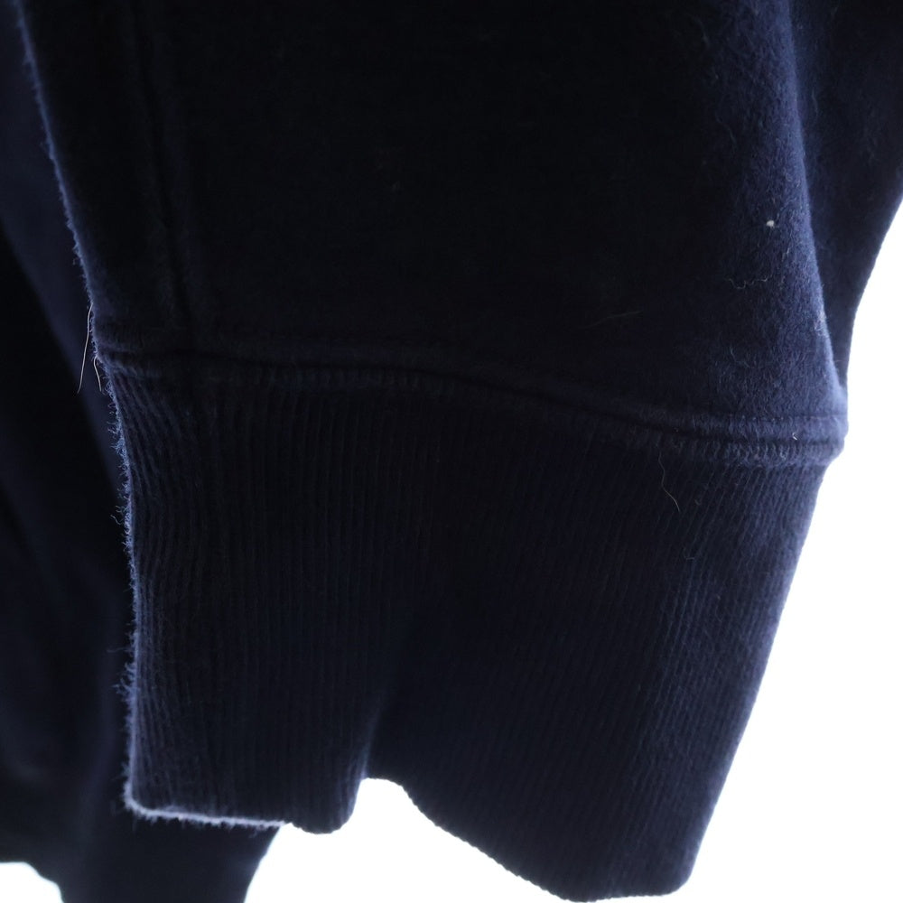 SAINT LAURENT PARIS(サンローランパリ) 24SS Hoodie Marine エンブロイダリーロゴプルオーバーフーディーパーカー 773358 Y36SW ネイビー