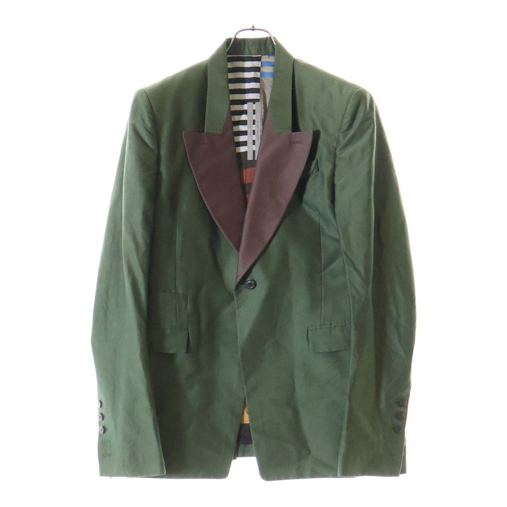 Rick Owens(リックオウエンス) 20SS Soft Lapel Blazer RU20S7756-SCJP1 ソフト ラペルブレイザー テーラードジャケット グリーン