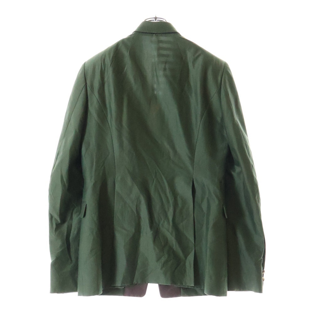 Rick Owens(リックオウエンス) 20SS Soft Lapel Blazer RU20S7756-SCJP1 ソフト ラペルブレイザー テーラードジャケット グリーン