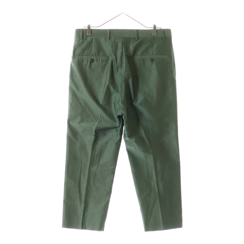 Rick Owens(リックオウエンス) 20SS Side Stripe Cropped Pants RU20S7372-SCSC サイド ストライプ クロップド パンツ スラックス グリーン