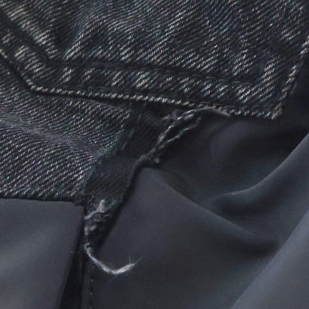 Sacai(サカイ) Denim Nylon Twill Jacket デニム ナイロンツイル ドッキングジャケット ブラック SCM-204