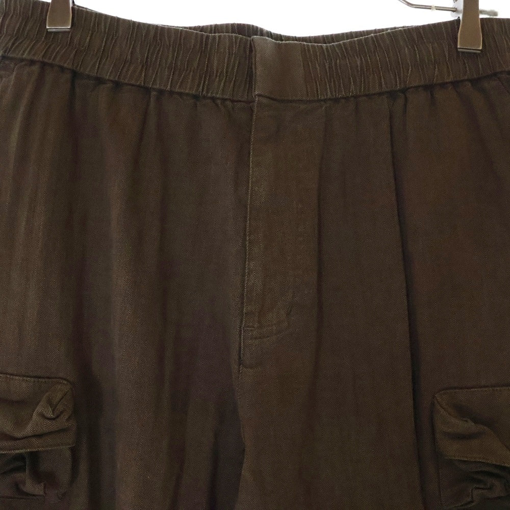 KITH(キス) Herringbone Chauncey Cargo Pant ヘリンボーンチョウンシーカーゴパンツ KHM060256 ブラウン