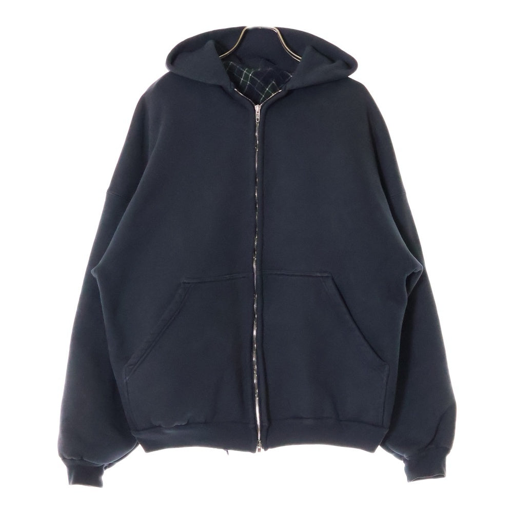 BALENCIAGA(バレンシアガ) Scarf Zip-Up Hoodie 794747 TQVM2 4021 スカーフ ジップアップ フーディー ブラック