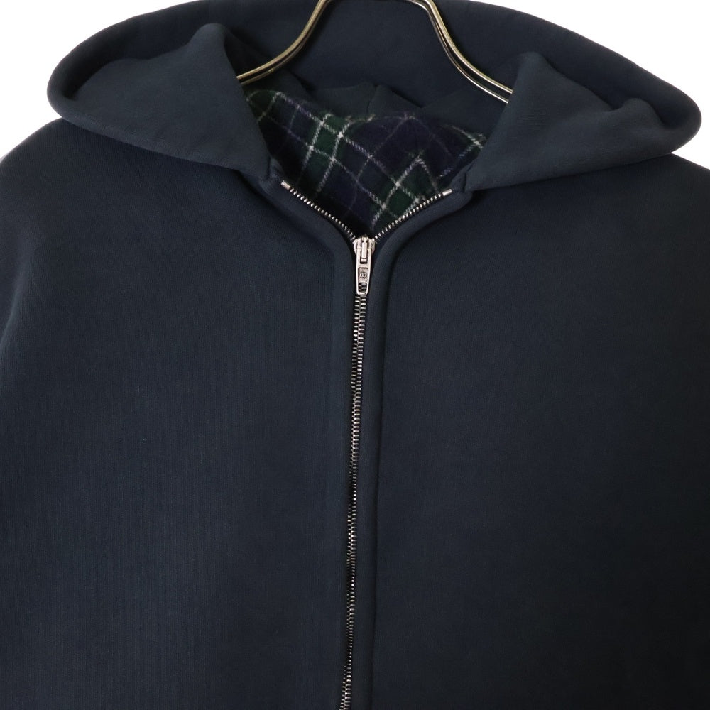 BALENCIAGA(バレンシアガ) Scarf Zip-Up Hoodie 794747 TQVM2 4021 スカーフ ジップアップ フーディー ブラック