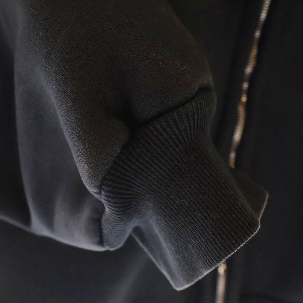 BALENCIAGA(バレンシアガ) Scarf Zip-Up Hoodie 794747 TQVM2 4021 スカーフ ジップアップ フーディー ブラック