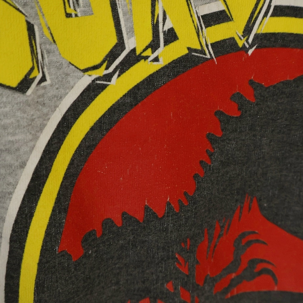 VINTAGE(ヴィンテージ) 90s JURASSIC PARK ジュラシックパーク フロントロゴプリント半袖Tシャツ カットソー グレー