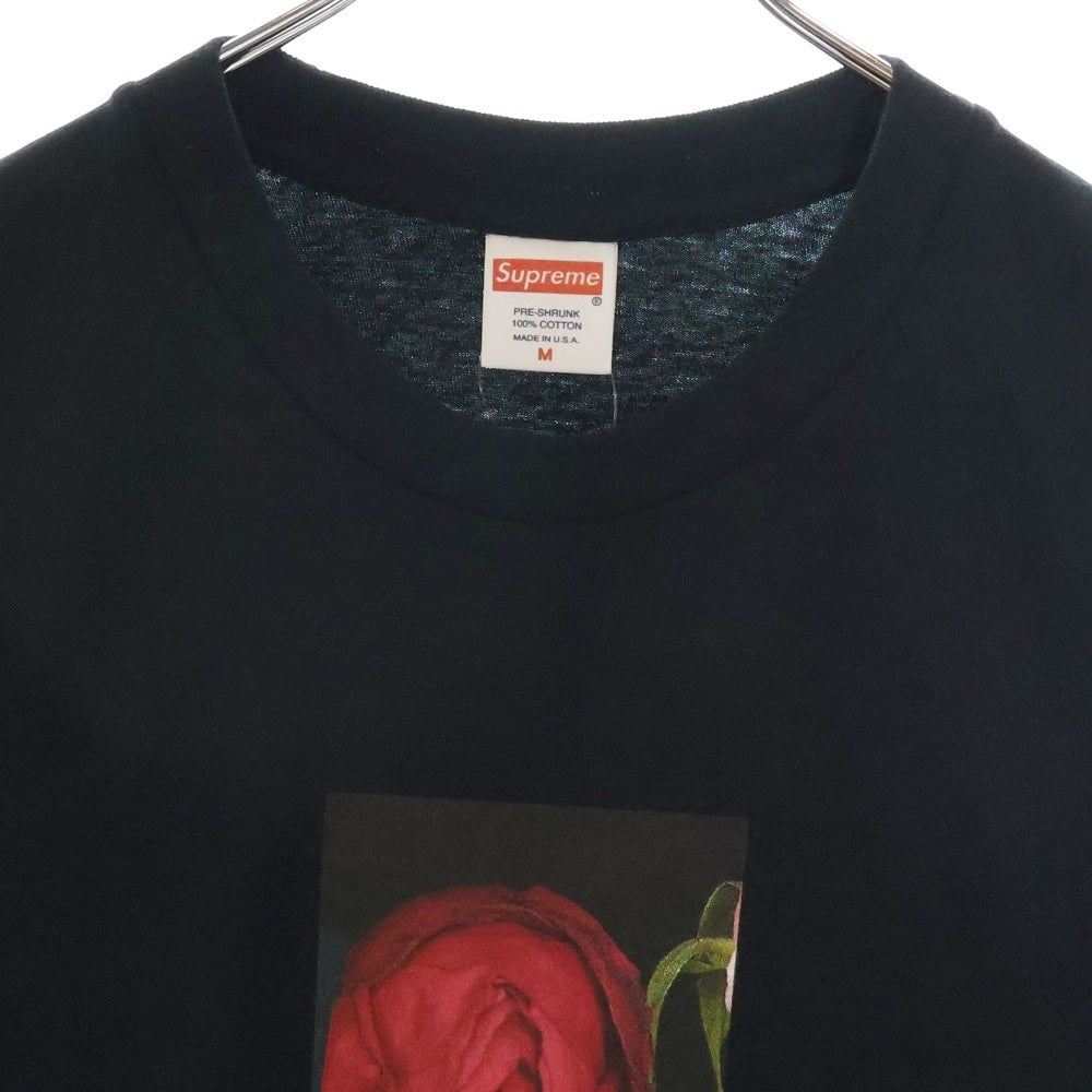 SUPREME(シュプリーム) 16AW Araki Rose Tee アラキ ローズプリント半袖Tシャツ カットソー ブラック