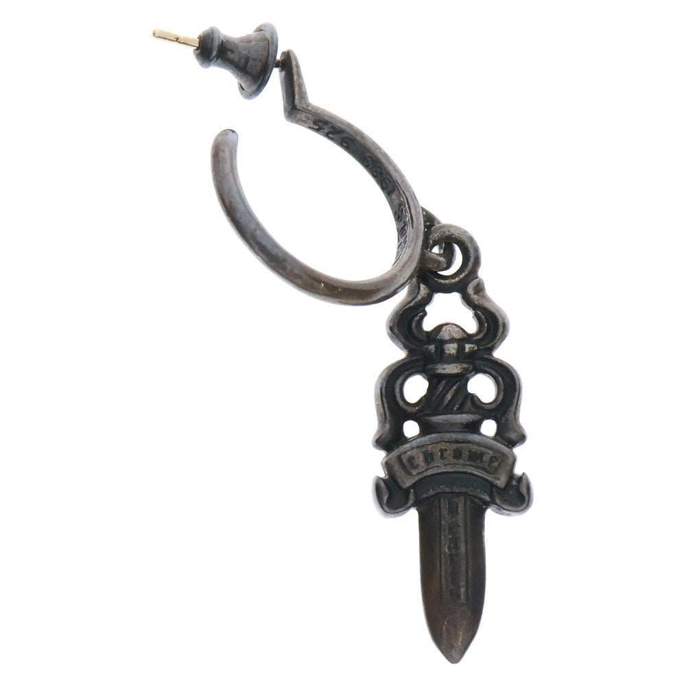 CHROME HEARTS(クロムハーツ) No5 DAGGER #5 ダガーフープ ピアス シルバー BCA106