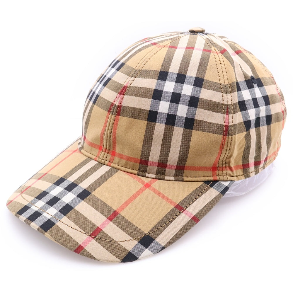 BURBERRY(バーバリー) ノヴァチェック柄 コットン ベースボールキャップ 帽子 4073689 ベージュ
