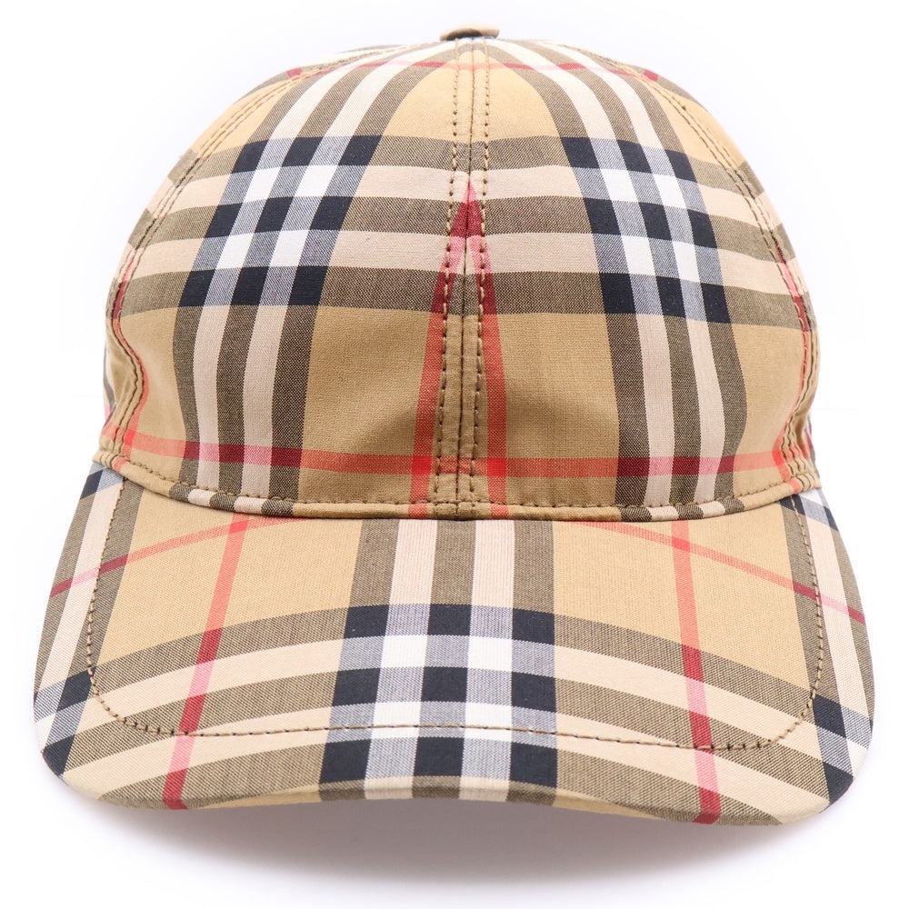 BURBERRY(バーバリー) ノヴァチェック柄 コットン ベースボールキャップ 帽子 4073689 ベージュ