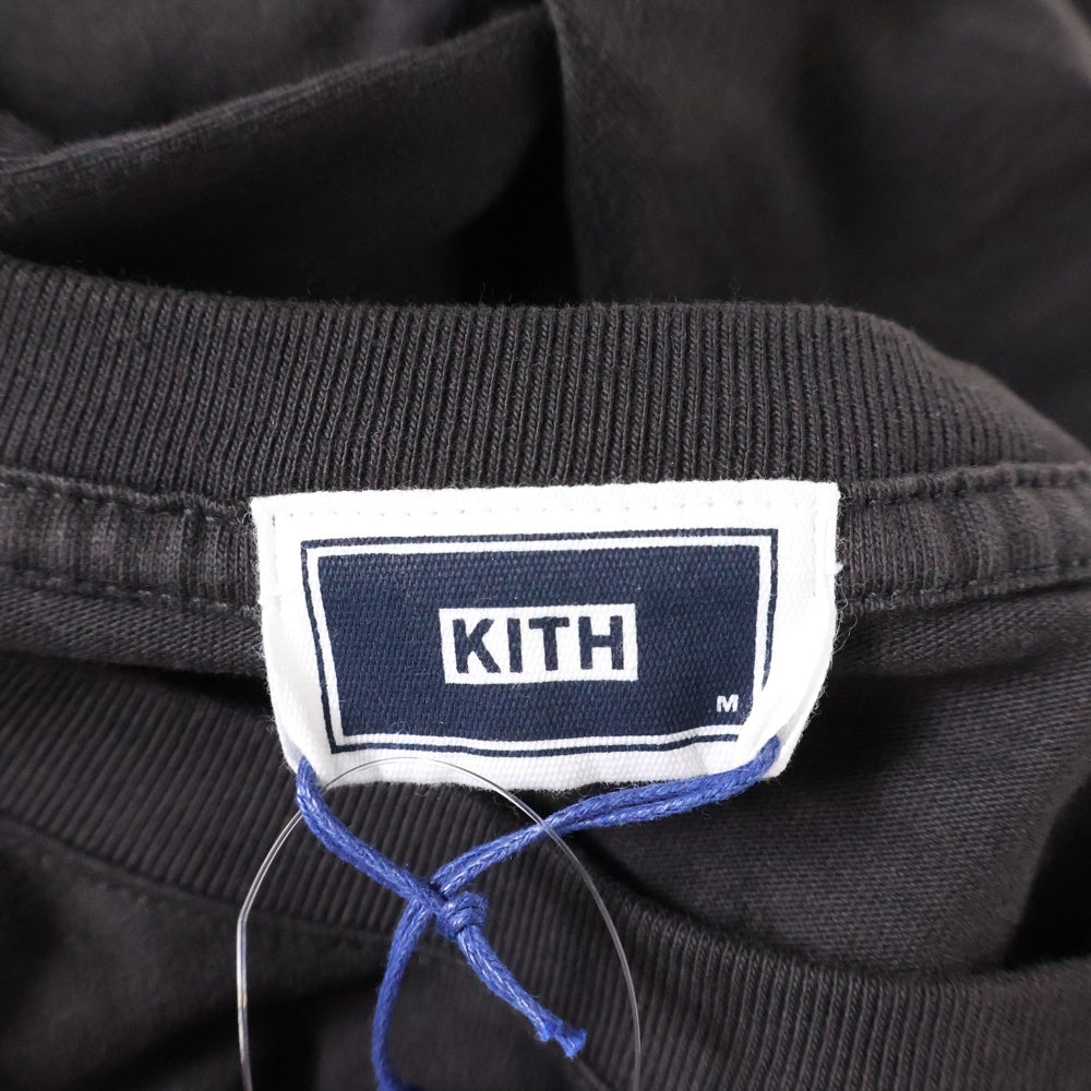 KITH(キス) ロゴプリント 半袖Tシャツ カットソー ブラック 25-073-060-0000-3-0